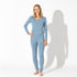 oasis-teal-bamboo-womens-pajama-set-bellabu-bear - Sophia's Style The "Easy Two-Piecey"-1